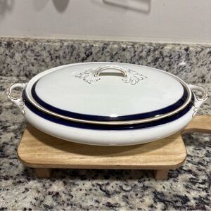Alfred Meakin Vintage Tureen- Bleu De Roi  - England - #47 - Excellent!